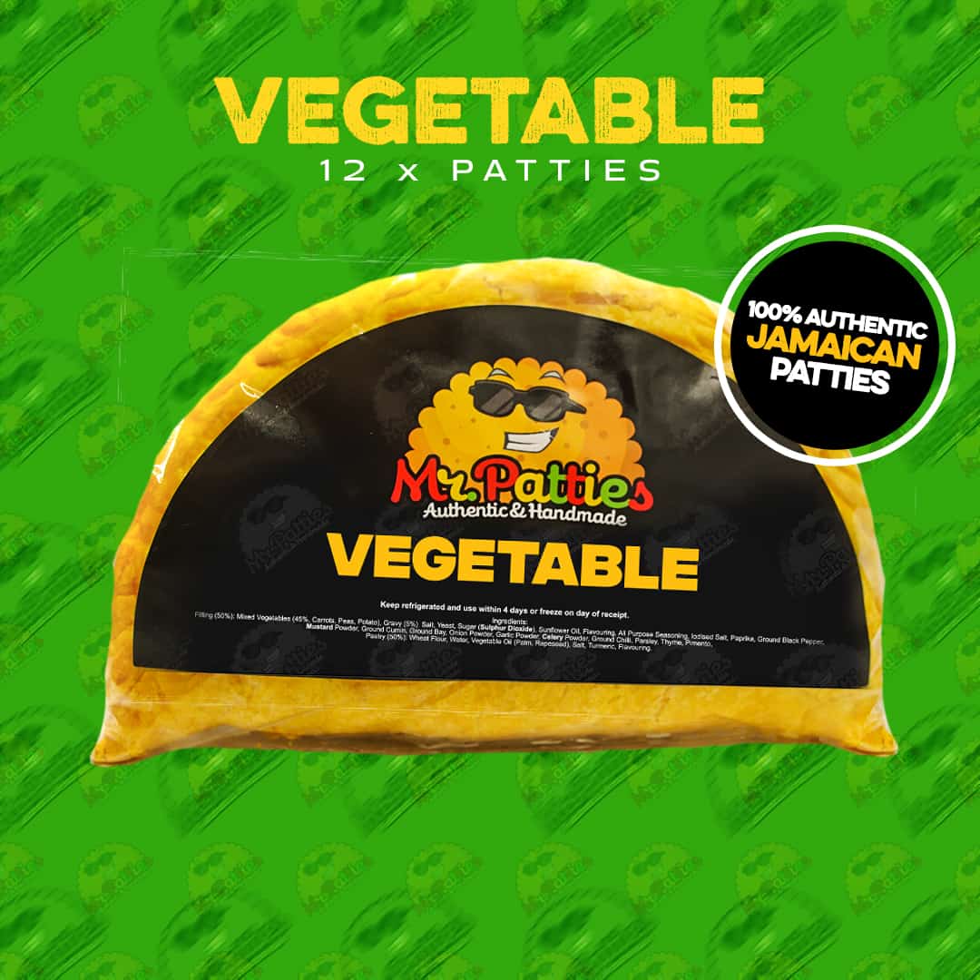 Jamaican Vegetable Patty Box