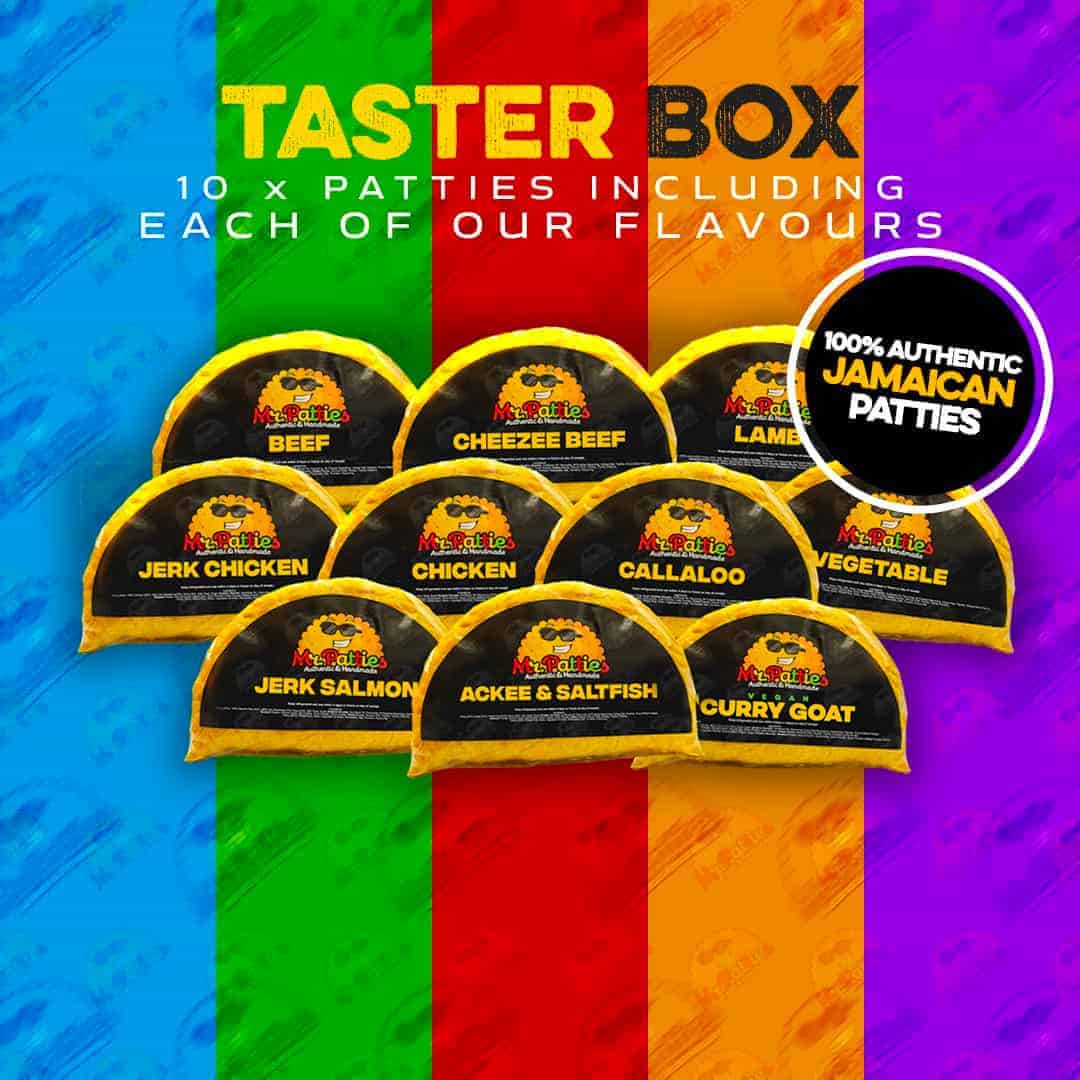Jamaican Patty Taster Box (10 Patties)
