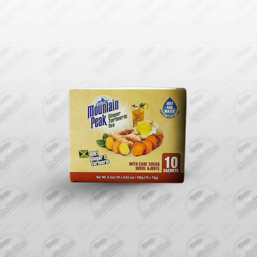Jamaica Mountain Peak Ginger & Turmeric Tea 10 Sachets